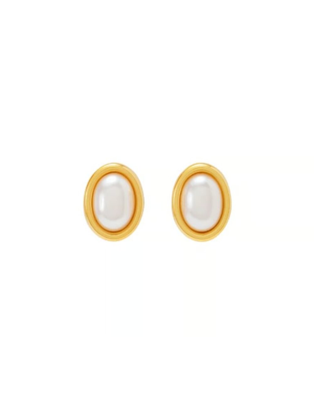 Frasier Sterling Champagne Pearl Earrings